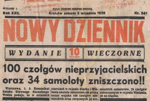 Nowy Dziennik (2 września 1939)