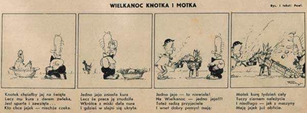 Ilustrowany Kurjer Polski - Wielkanoc Knotka i Motka